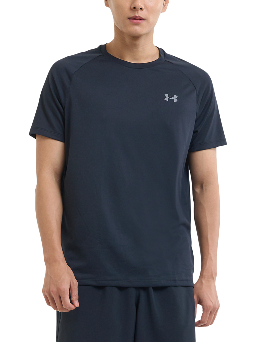 Product image 1 of 4, which shows Under Armour Tech 2.0 T-Shirt, Black / / Graphite, S