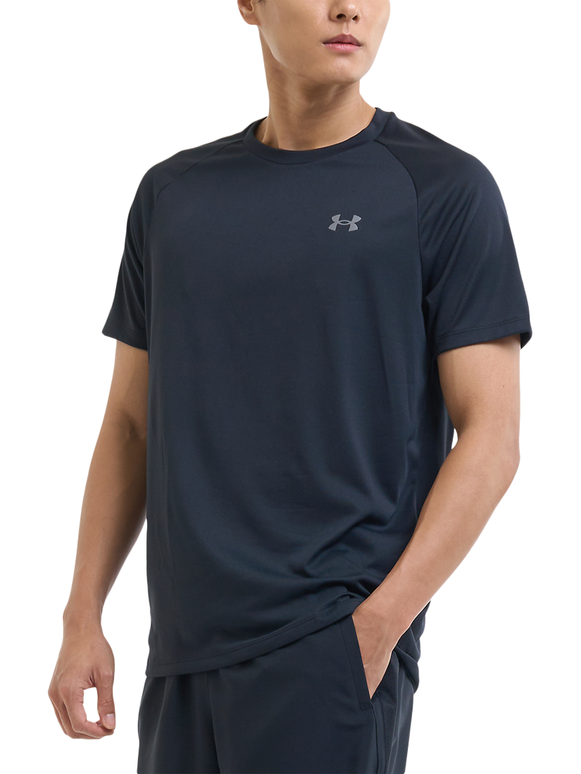 Product image 2 of 4, which shows Under Armour Tech 2.0 T-Shirt, Black / / Graphite, S