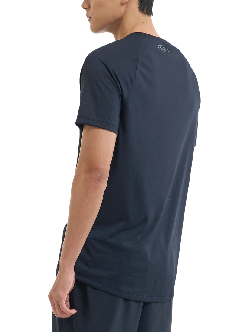 Product image 3 of 4, which shows Under Armour Tech 2.0 T-Shirt, Black / / Graphite, S