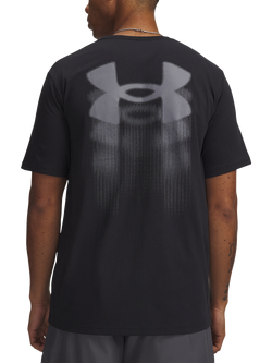 Under Armour Men's Blur Logo T-Shirt, Black - view 2, Black / / Titan Gra