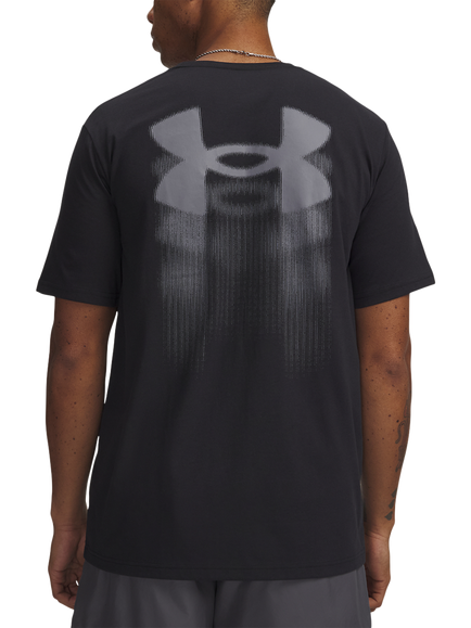 Under Armour Men's Blur Logo T-Shirt, Black - view 2, Black / / Titan Gra