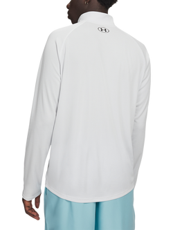 Under Armour Men's Half-Zip Fleece Top, Distant Gray - view 2, Distant Gray / / Bl