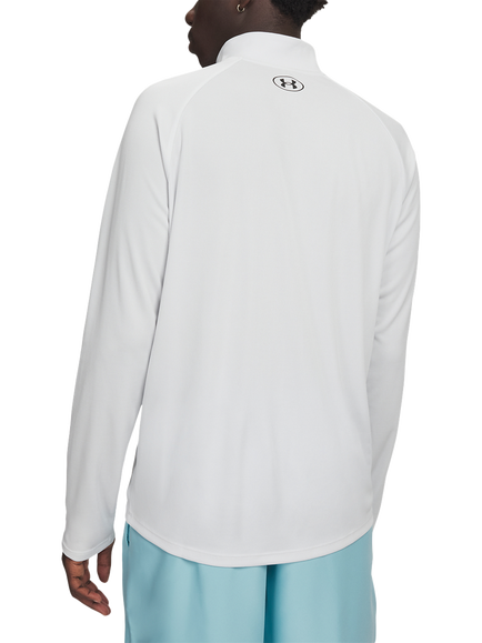 Under Armour Men's Half-Zip Fleece Top, Distant Gray - view 2, Distant Gray / / Bl