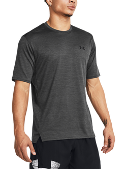 Under Armour Men's Ultra-Breathable Tech Vent Top, Castlerock/Blac, Castlerock / / Blac