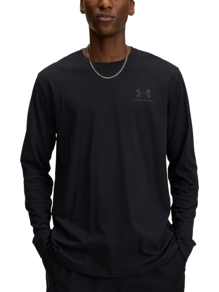 Under Armour Sports Style Long Sleeve Top, Black, Black / / Pitch Gra