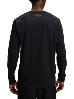 Under Armour Sports Style Long Sleeve Top, Black - view 2, Black / / Pitch Gra