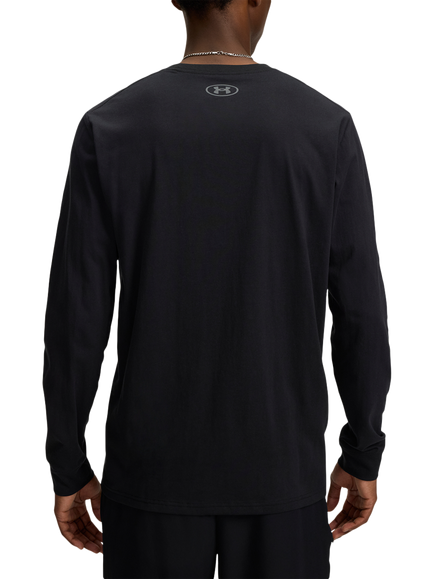 Under Armour Sports Style Long Sleeve Top, Black - view 2, Black / / Pitch Gra