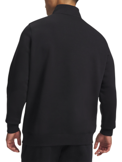 Under Armour Men's Icon Quarter-Zip Fleece Top, Black - view 2, Black
