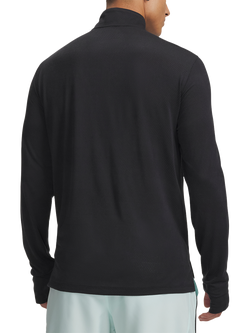 Under Armour Men's Velociti Quarter-Zip Top, Black/Reflectiv - view 2, Black / / Reflectiv