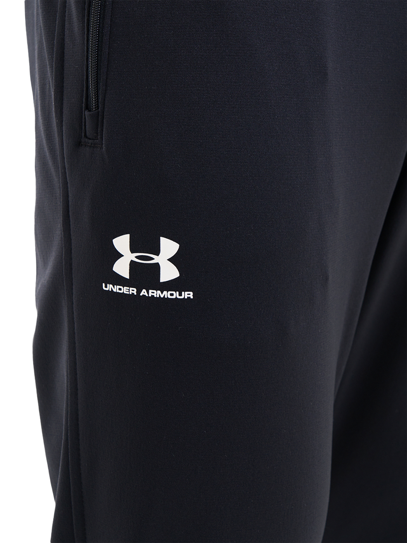 Product image 3 of 3, which shows Under Armour Sportstyle Joggers, Black / / White, S