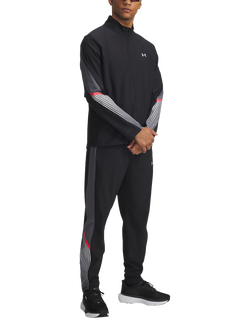 Under Armour Men's Velocity Water Repellent Track Pants, Black/Castlerock, Black/Castlerock