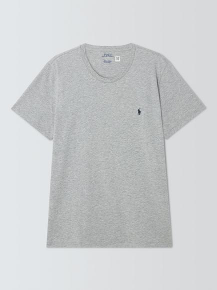 Ralph Lauren Cotton Jersey Lounge T-Shirt, Grey Marl Grey, Grey Marl Grey