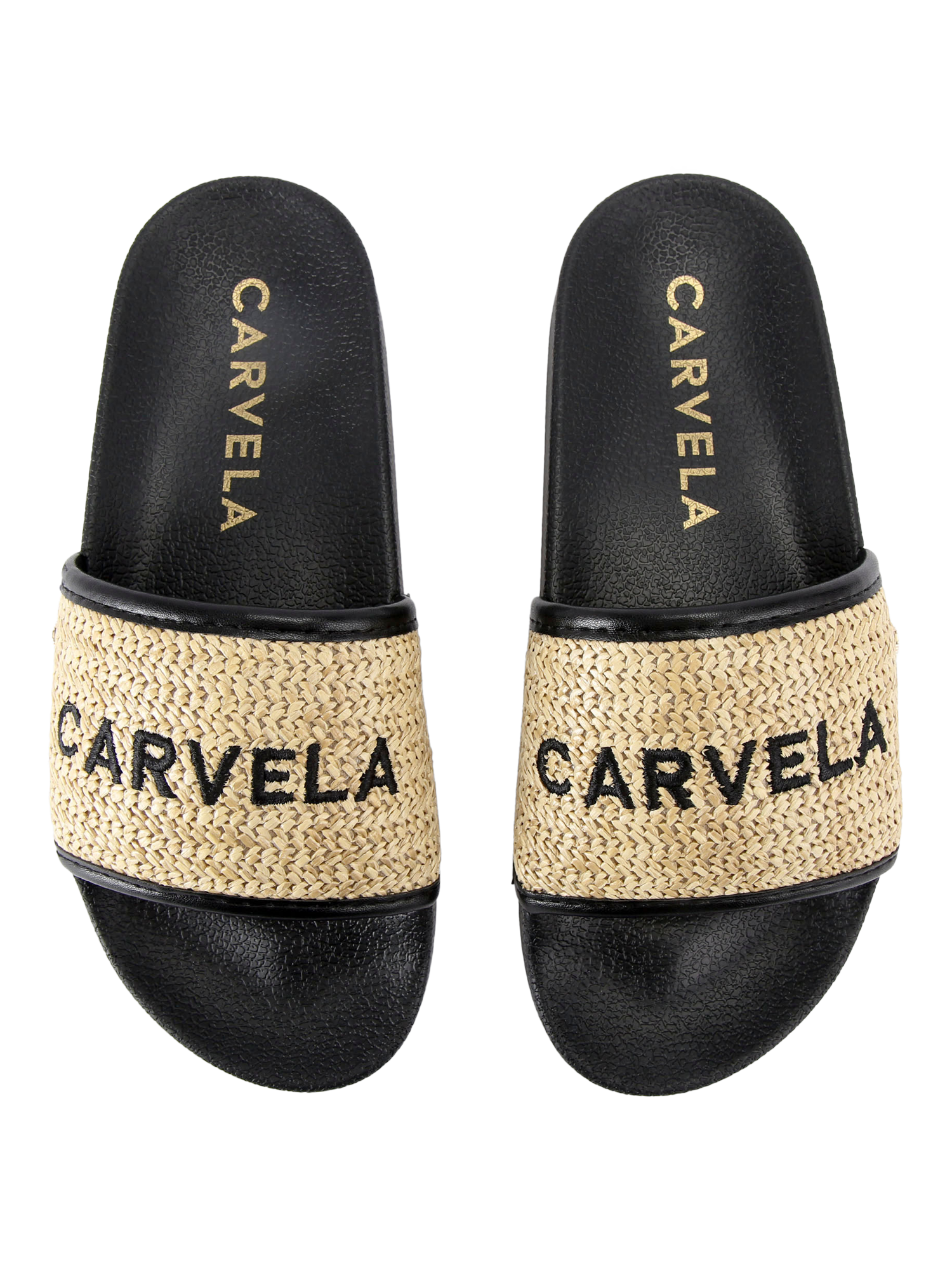 Product image 3 of 5, which shows Carvela Sorrento Slider Sandals, Black/Multi, 3