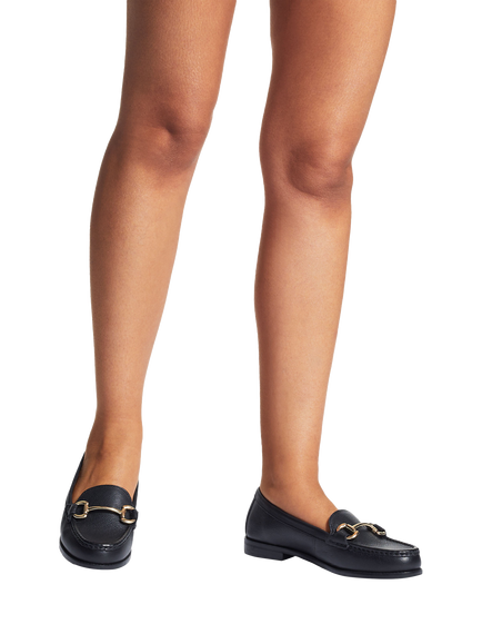 Carvela Snap Leather Loafers, Black - view 2, Black