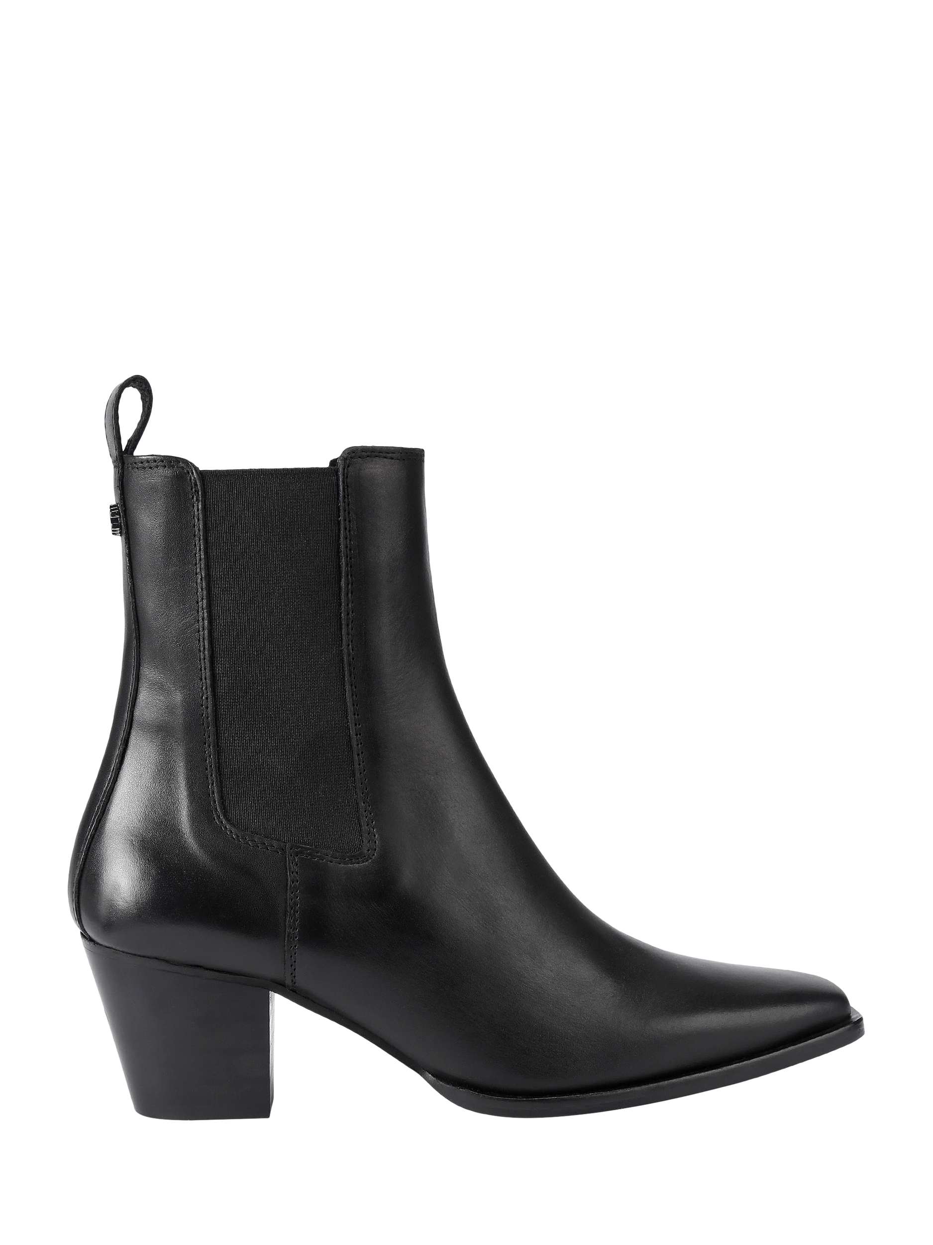 Carvela Riva Leather Chelsea Ankle Boots, Black
