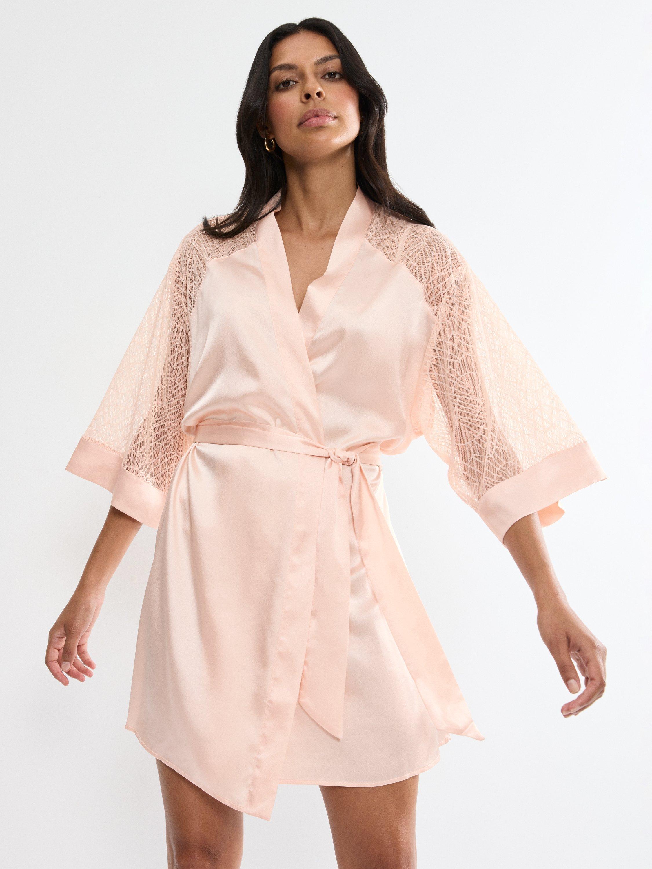 Product image 1 of 3, which shows Triumph A Weekend to Remember Robe, Porcelain, 8