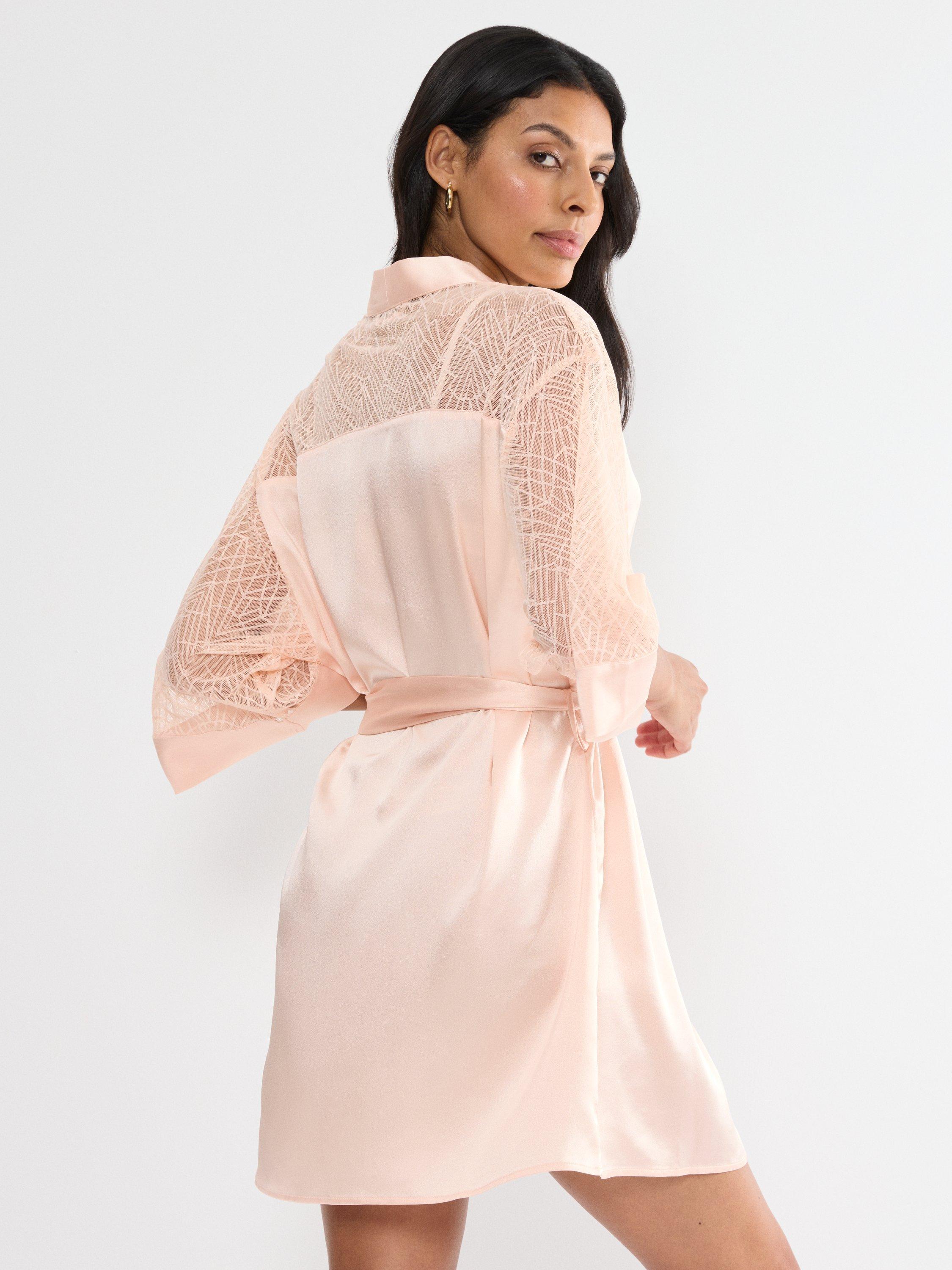 Product image 2 of 3, which shows Triumph A Weekend to Remember Robe, Porcelain, 8