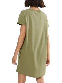 Triumph Timeless Sensuality Short Sleeve Nightdress - view 2, Olive Gold