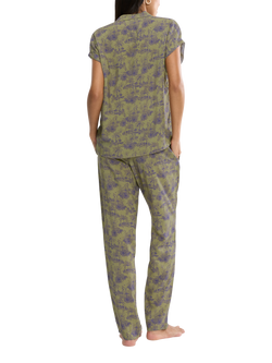 Triumph Boyfriend Fit Pyjama Set, Green - view 2, Green