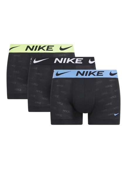 Nike Logo Trunks, Pack of 3, Black