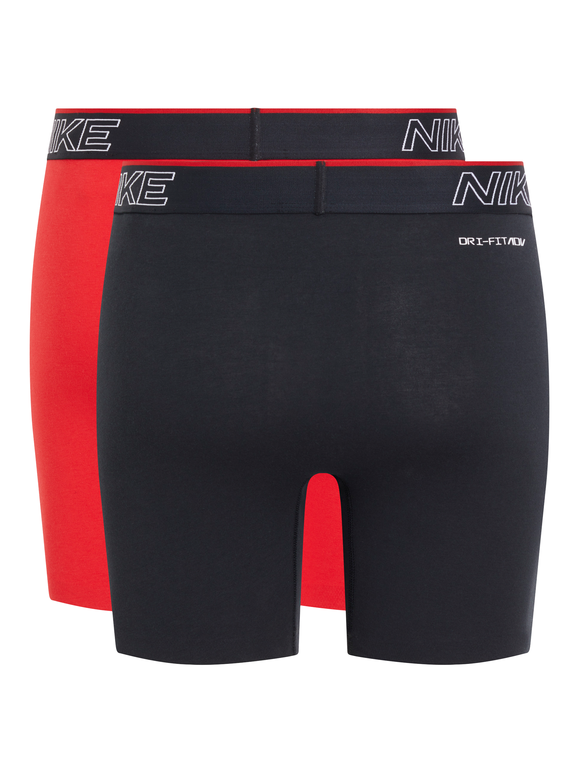 Product image 2 of 3, which shows Nike Cotton Blend Boxers, Pack of 2, Red, S