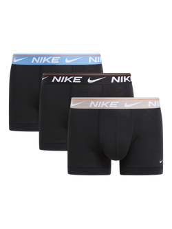 Nike Logo Trunks, Pack of 3, Black