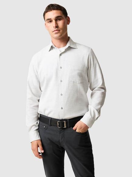 Rodd & Gunn Airtex Cotton Slim Fit Shirt, Dusk