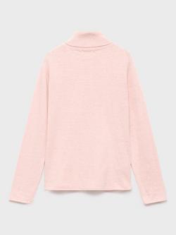 Mango Kids' Bella Turtleneck Knit Sweater, Light Pink - view 2, Light Pink