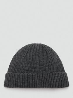 Mango Rib Knit Cap, Grey