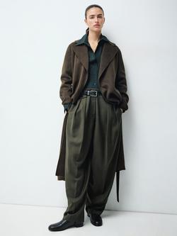 Mango Batin Wool Blend Coat, Khaki, Khaki