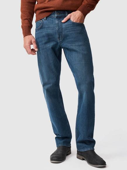 Rodd & Gunn Kurow Regular Fit Jeans, Mid Blue, Mid Blue