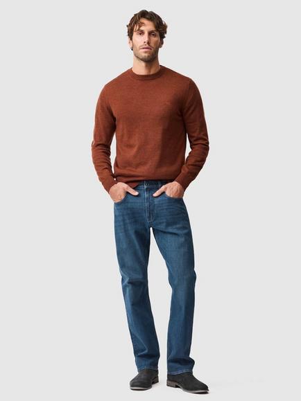 Rodd & Gunn Kurow Regular Fit Jeans, Mid Blue - view 2, Mid Blue