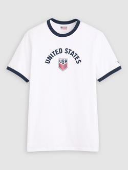Levi's Ringer Cotton United States T-Shirt, White/Blue - view 2, White/Blue