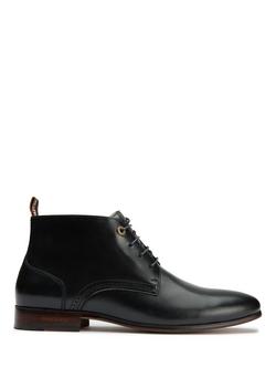 Simon Carter Boyce Leather Chukka Boots, Black, Black
