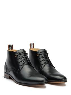 Simon Carter Boyce Leather Chukka Boots, Black - view 2, Black