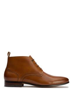 Simon Carter Boyce Leather Chukka Boots, Tan, Tan