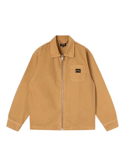 Stan Ray Zip-Through Shirt Jacket, Apple Cinnamon, Apple Cinnamon