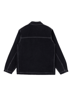 Stan Ray Denim Coverall Jacket, Washed Black Denim - view 2, Washed Black Denim