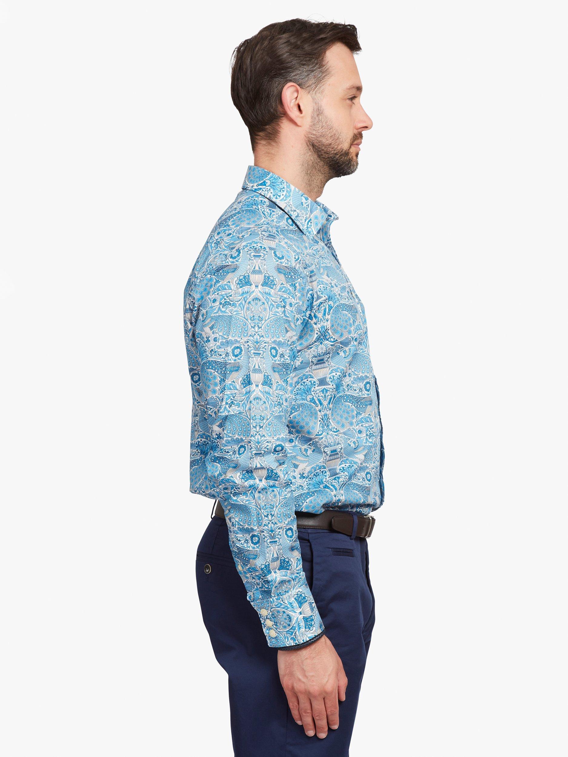 Product image 7 of 7, which shows Simon Carter Oscars Palace Shirt, Blue, 15/R