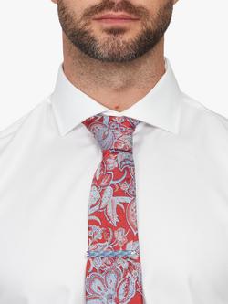 Simon Carter Ombre Feather Enamel Effect Tie Slide, Blue/Multi - view 2, Blue/Multi