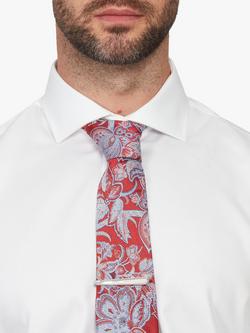 Simon Carter Mother of Pearl Tapered Tie Slide, Silver - view 2, Silver