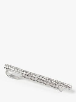 Simon Carter Pave Crystal Tie Slide, Silver, Silver