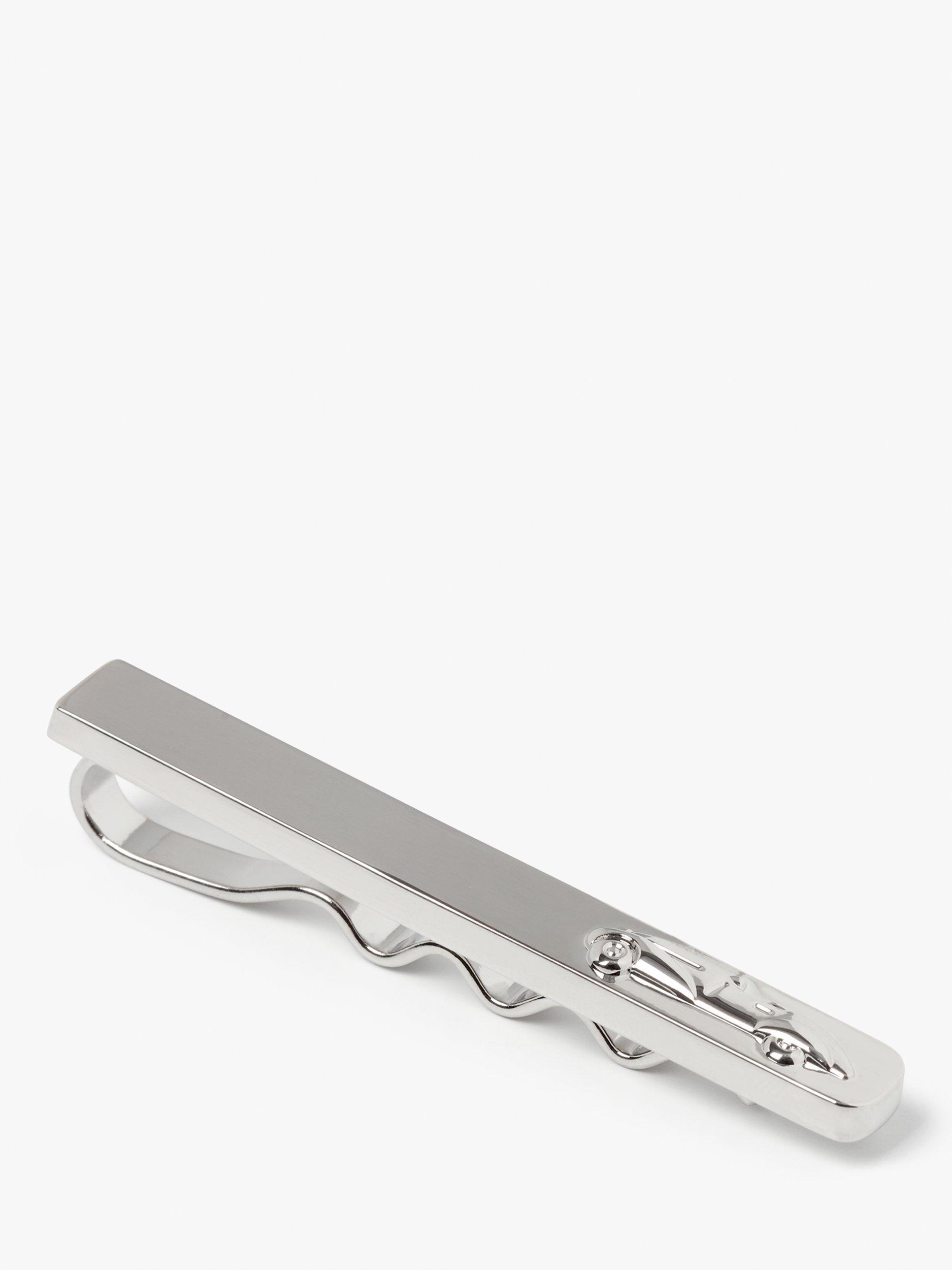 Product image 1 of 5, which shows Simon Carter Vintage Car Tie Slide, Silver Grey