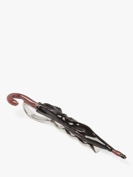 Simon Carter Umbrella Tie Clip, Black/Multi, Black/Multi