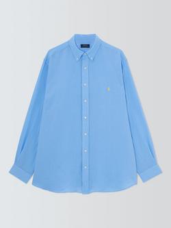 Ralph Lauren Big & Tall Loose Fit Shirt, Austin Blue, Austin Blue