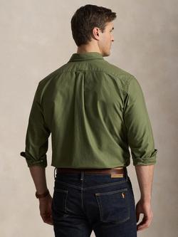 Polo Ralph Lauren Big & Tall Cotton Regular Fit Sport Oxford Shirt, Garden Trail - view 2, Garden Trail