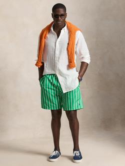 Ralph Lauren Big & Tall Sport Pure Linen Shirt, White - view 2, White