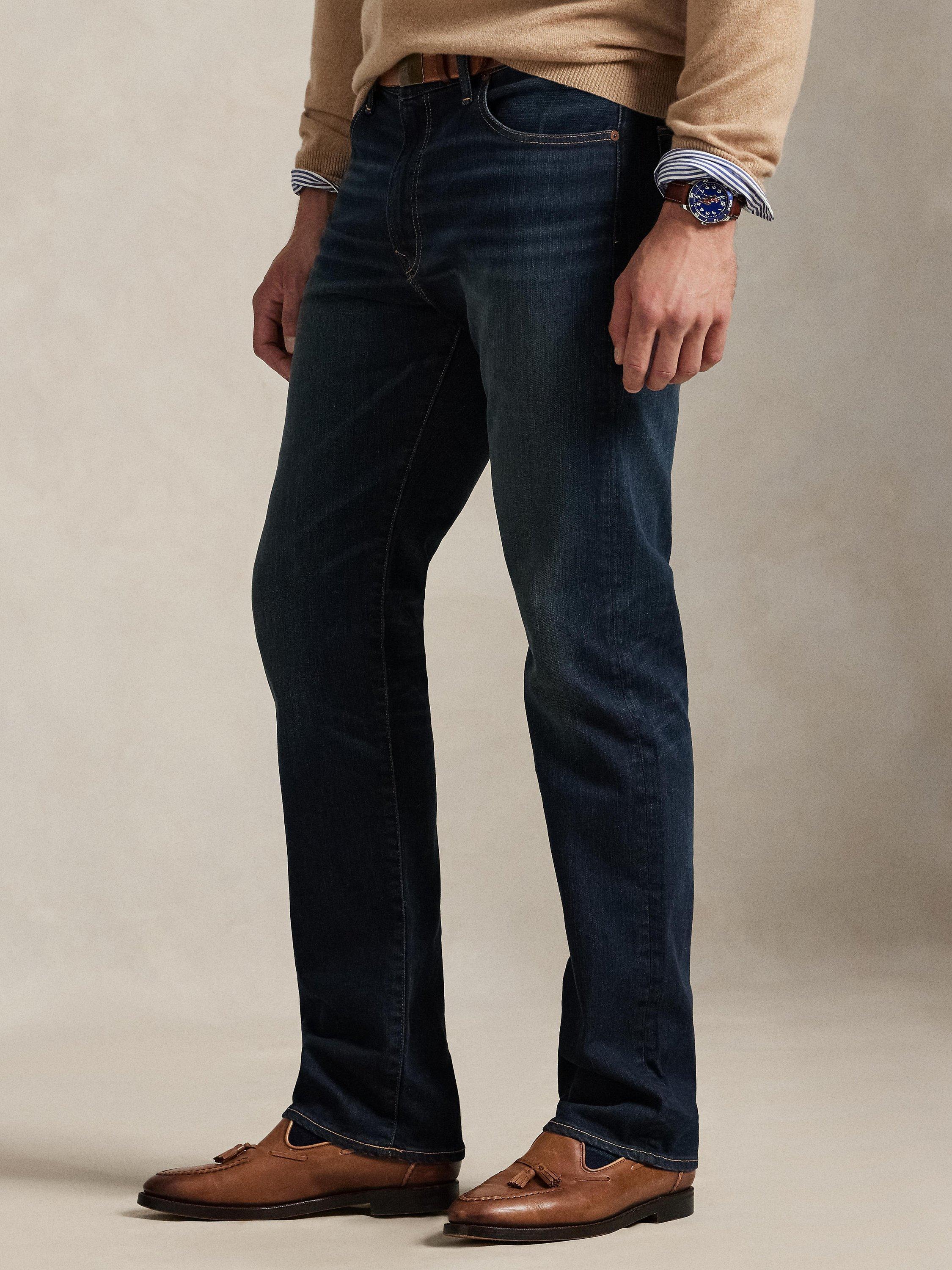 Product image 3 of 6, which shows Ralph Lauren Big & Tall Hampton Jeans, Murphy, 40R
