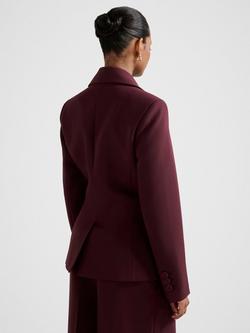 Forever New Petite Lee Nipped Waist Blazer, Cherry - view 2, Cherry