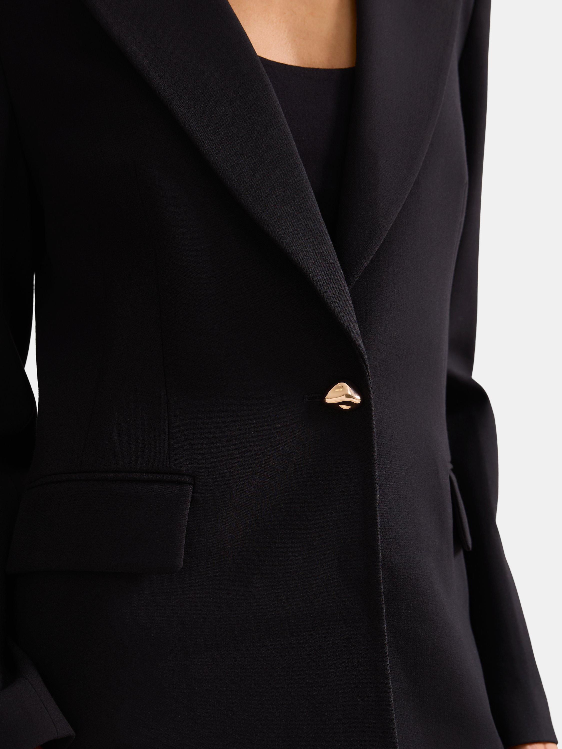 Product image 4 of 5, which shows Forever New Victoria Single Breasted Blazer, Black, 4